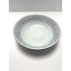 Vintage 80s 90s Crown Ming Harmony Verge Serving Bowl 9 Inch Fine China